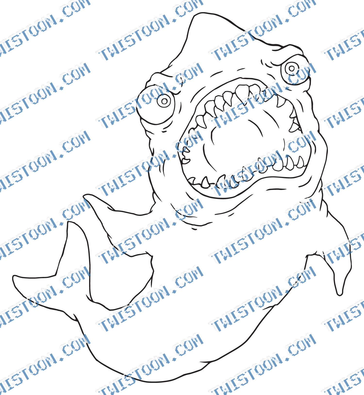 Angry Shark