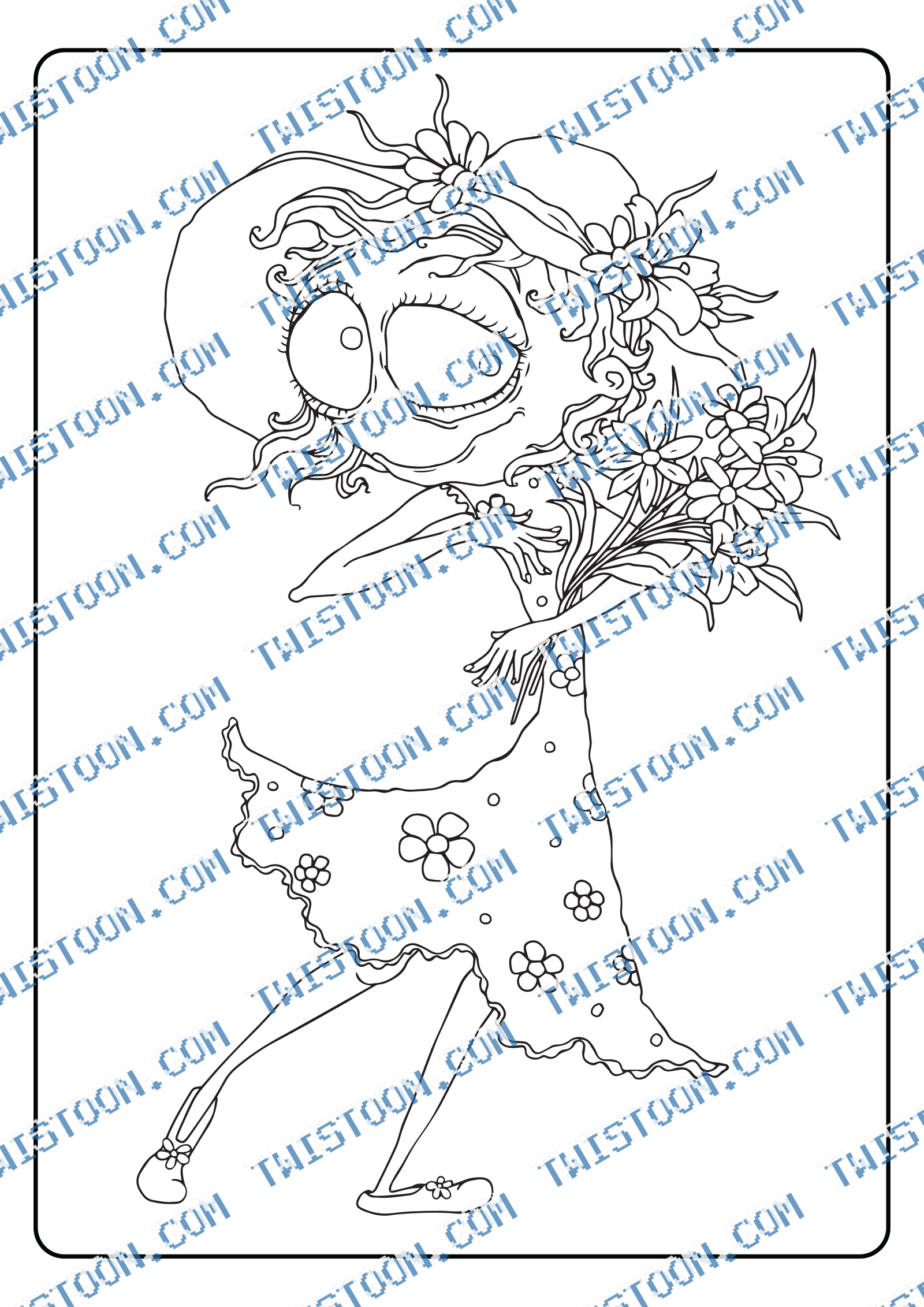 Becka Coloring Page