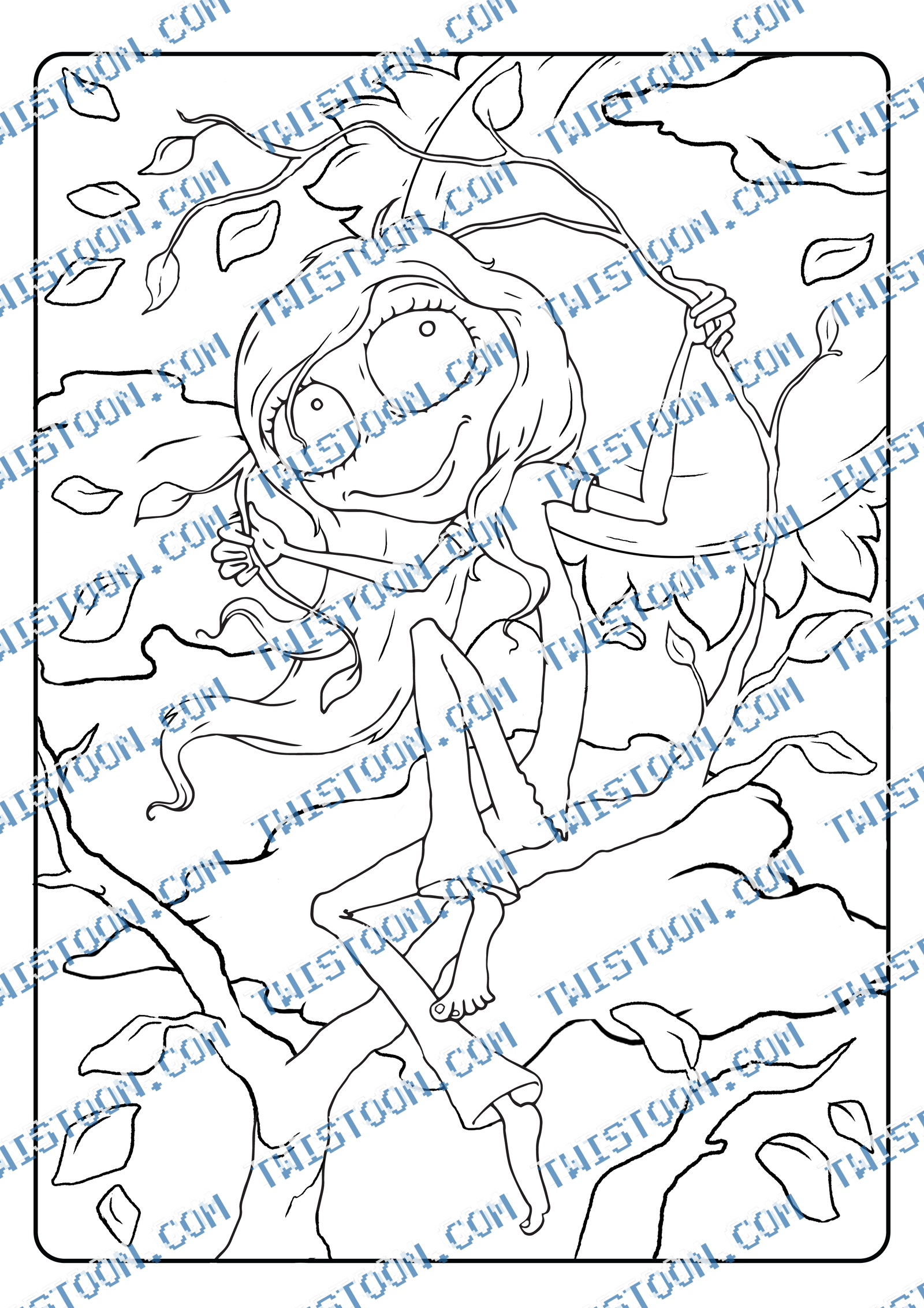 Birdy Coloring Page