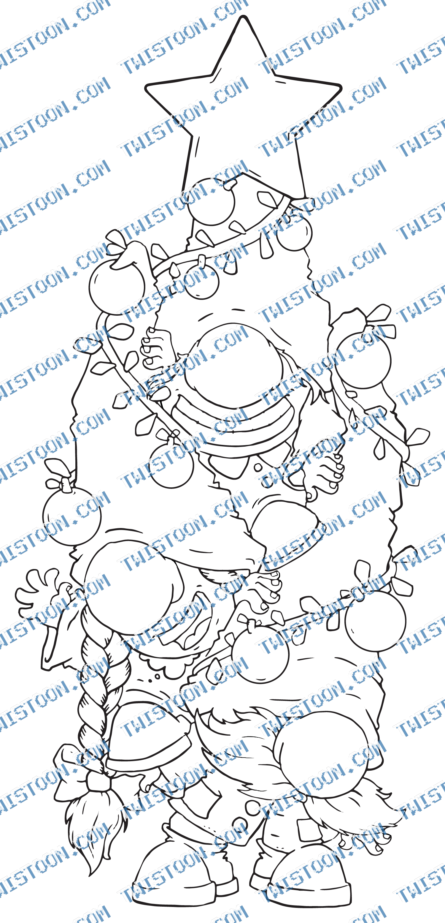 Christmas Tree Gnome Tower
