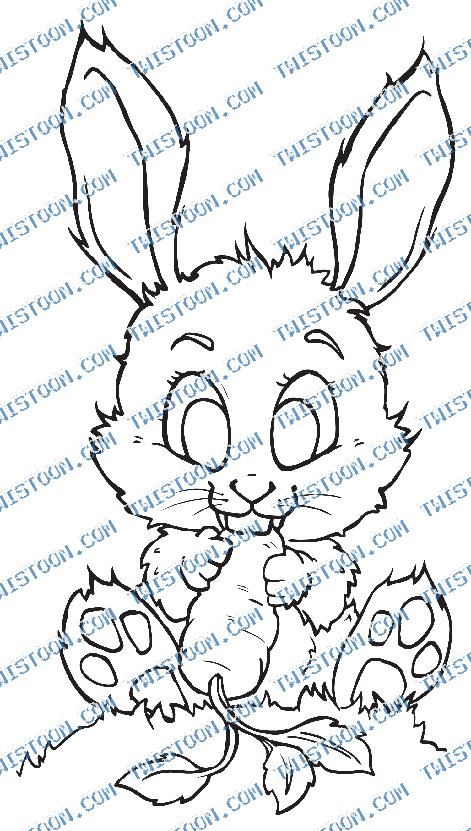 Cute Bunny With Carrot
