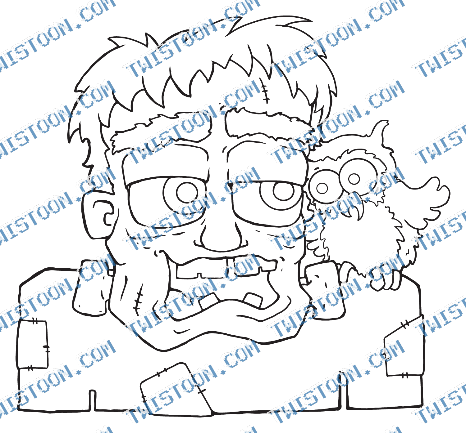 Frankenstein And Owl