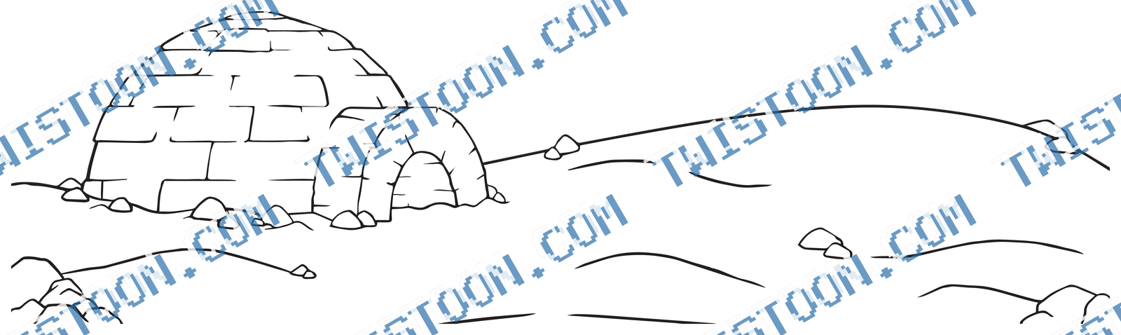 Igloo Snow Background
