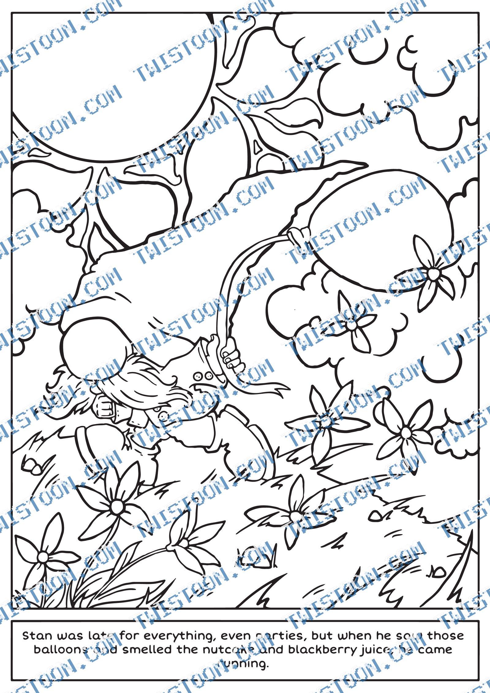 Late Stan Coloring Page