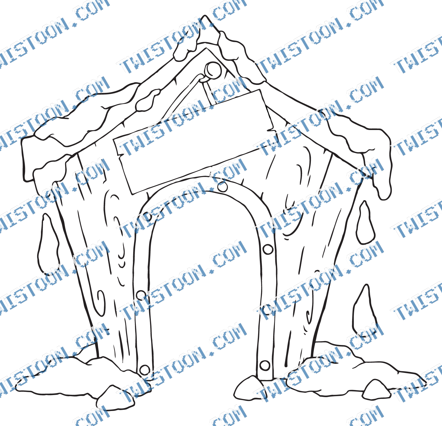 Snow Dog House