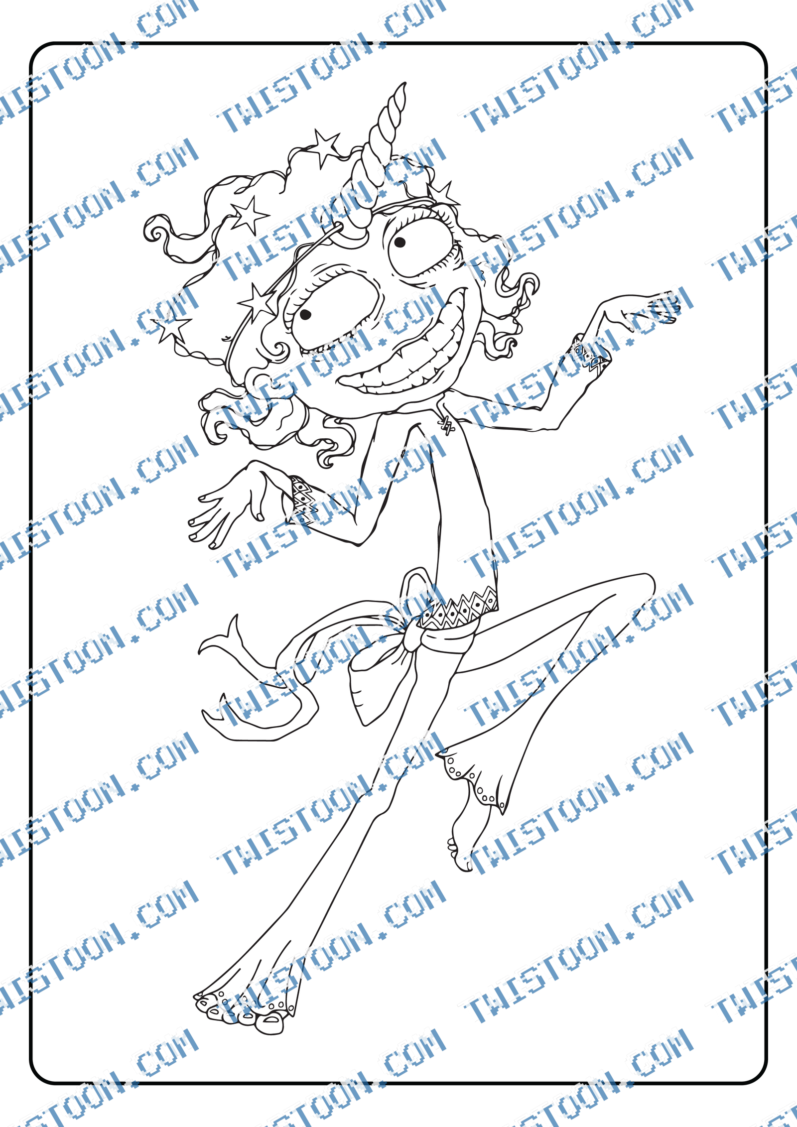 To Be AUnicorncoloringpage